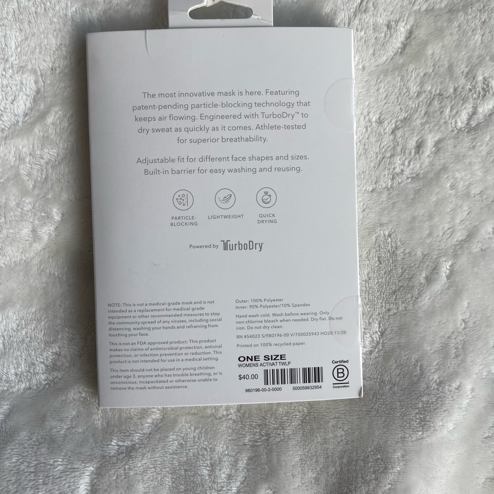 Athleta Activate Mask - Picture 3 of 3